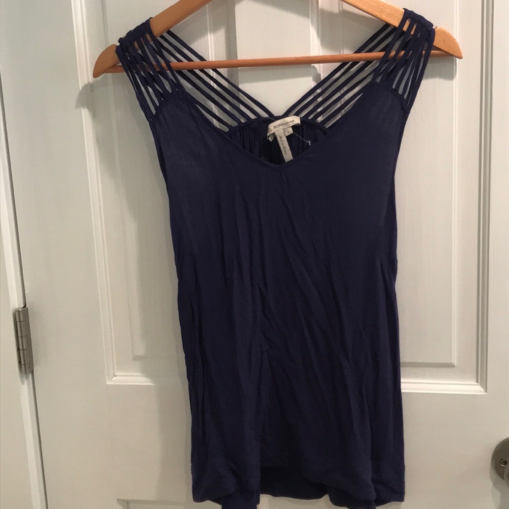 BCBGeneration Dark Purple Top